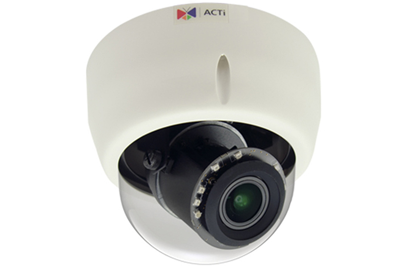 Camera IP ACTi E618 (3.0MP, Ống kính 3.1mm, Hồng ngoại thông minh 30m)