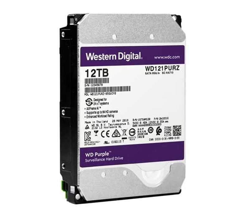 Ổ cứng Western Digital Purple WD121PURZ 12 TB
