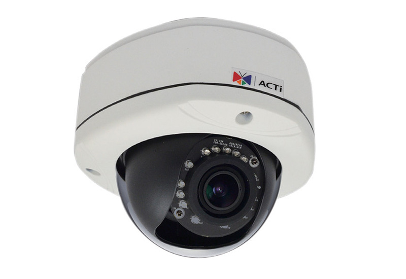 Camera IP ACTi E82 (3.0MP, Ống kính 2.8mm, IP67, Hồng ngoại thông minh 15m)