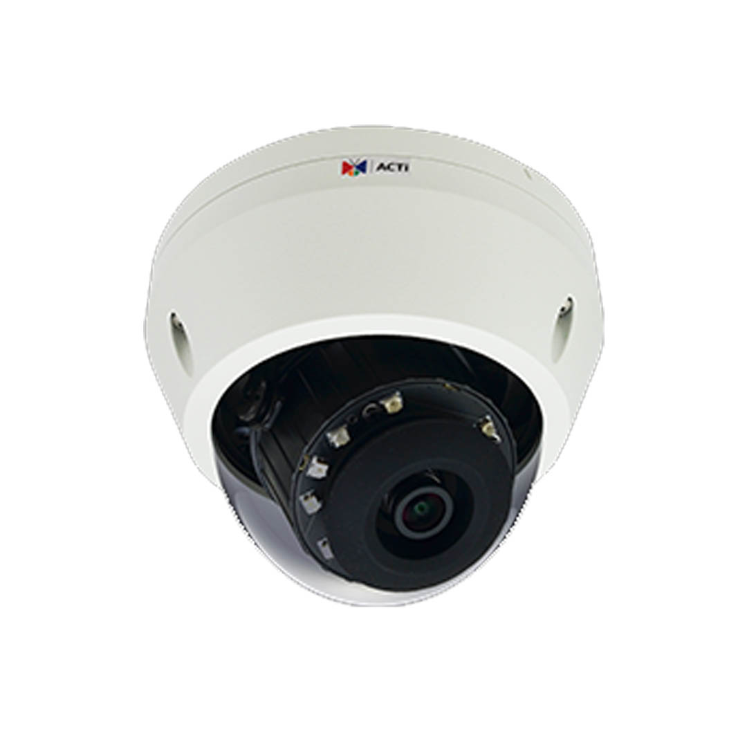 Camera IP ACTi E79 (5.0MP, Ống kính 2.1mm, Hồng ngoại thông minh 30m)