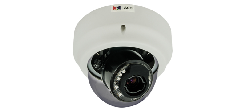 Camera IP ACTi B61 (5.0MP, Ống kính 3.0mm, Hồng ngoại thông minh 40m)