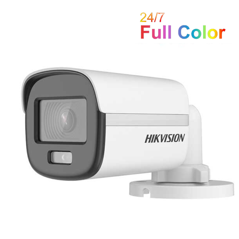 Camera HDTVI ColorVu 2MP HIKVISION DS-2CE12DF0T-FS