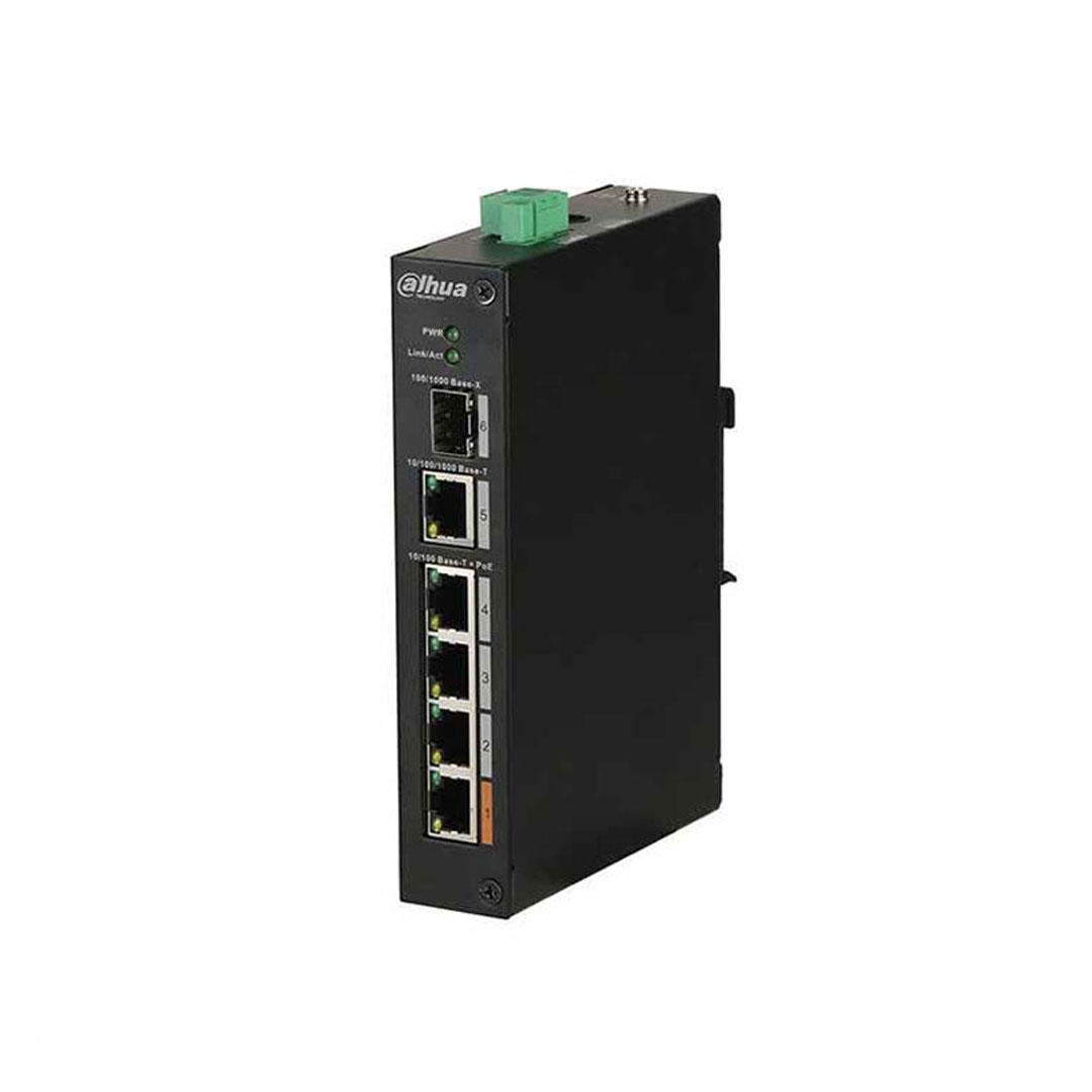 Cổng chuyển đổi Switch PoE Dahua DH-PFS3106-4ET-60 (4 cổng)