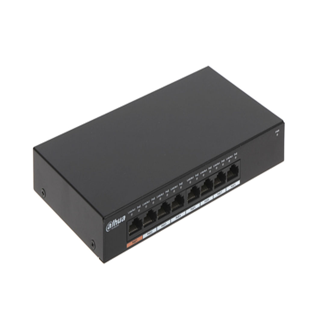 Cổng chuyển đổi Switch PoE Dahua DH-PFS3008-8GT (8 cổng)