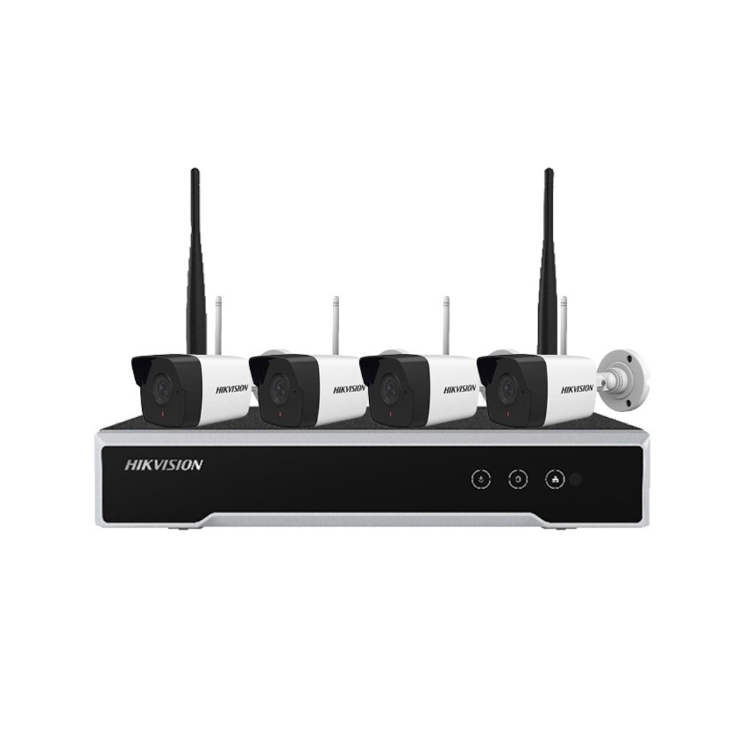Trọn bộ Kit 4 Camera IP Wifi 2MP HIKVISION NK42W0
