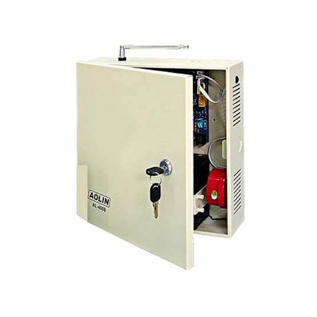 Tủ trung tâm độc lập và loa trong AoLin AL9088 (8 zone không dây kết hợp với 8 zone có dây)