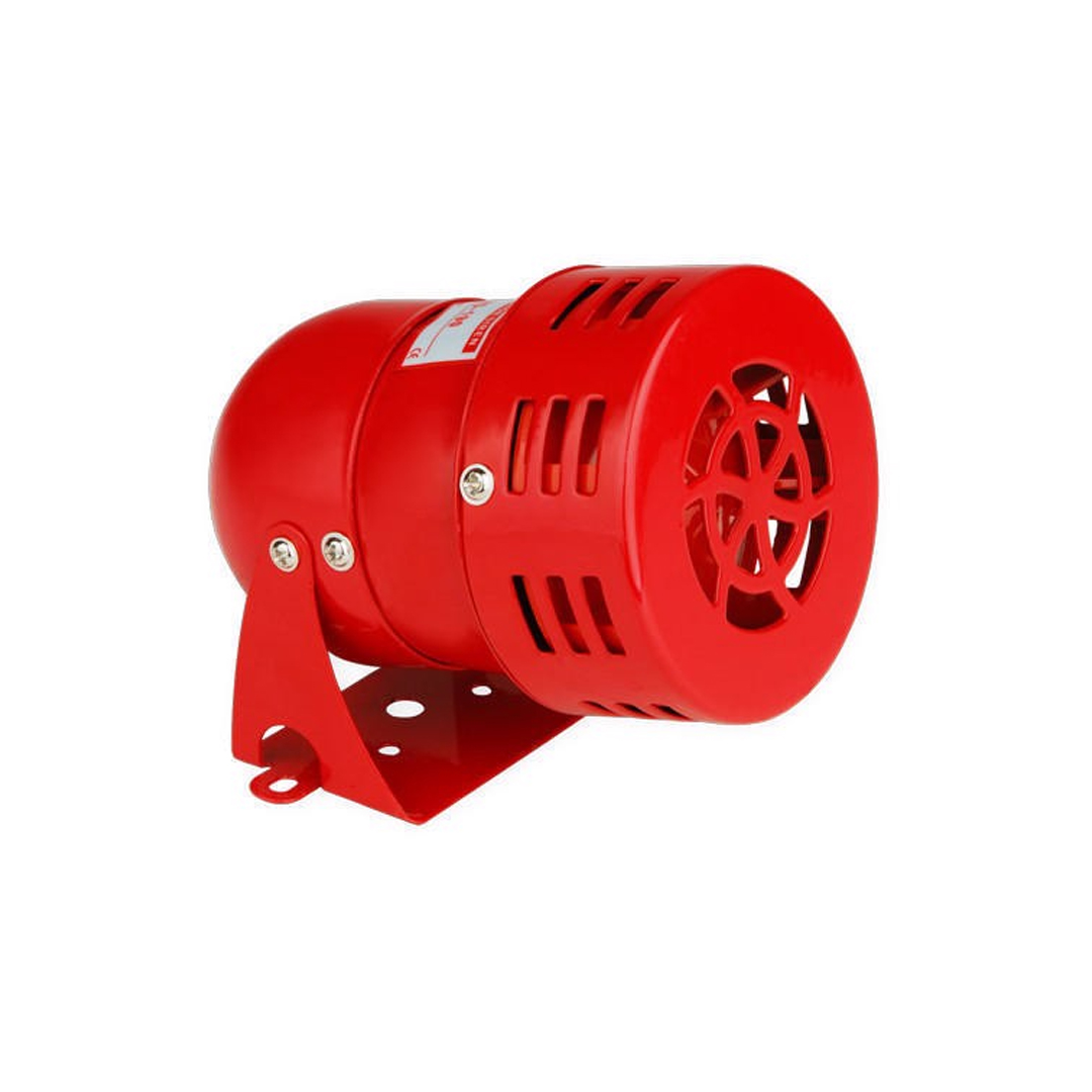 Còi hơi 220V MS190 (Âm lượng lớn cho khu vực rộng, nhà xưởng, Màu đỏ) 