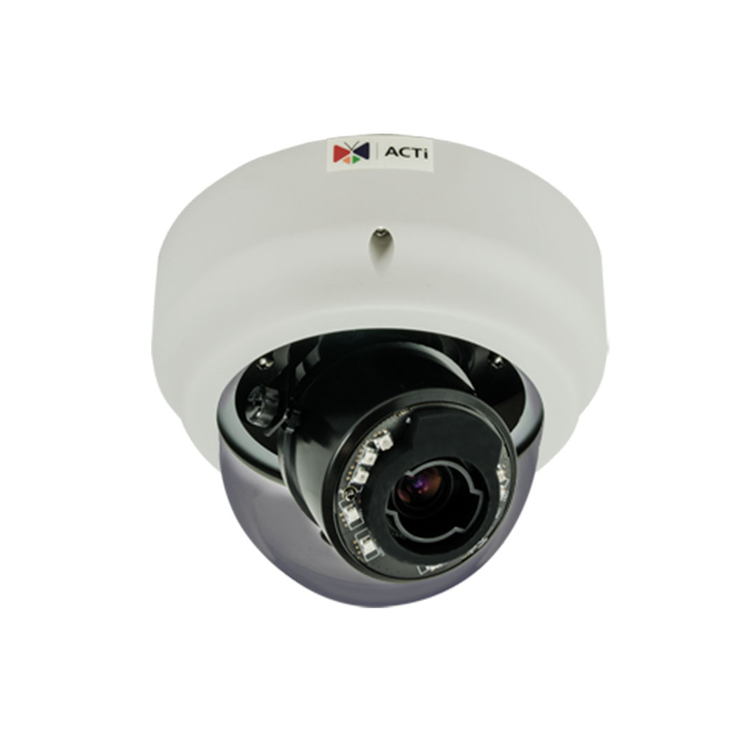 Camera IP ACTi B61 (5.0MP, Ống kính 3.0mm, Hồng ngoại thông minh 40m)