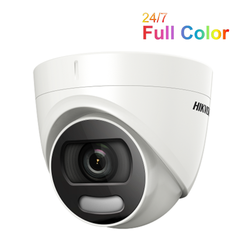 Camera HDTVI ColorVu 2MP HIKVISION DS-2CE72DFT-F
