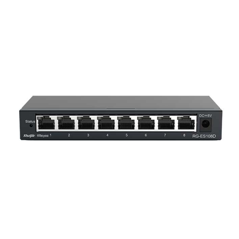Switch 8 cổng 10/100 BASE-T RUIJIE RG-ES108D