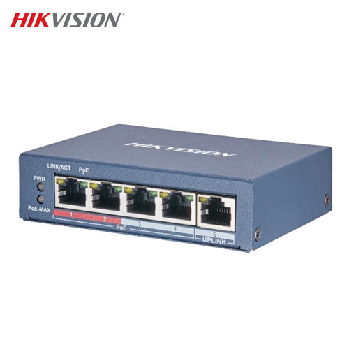 Switch POE Hikvision DS-3E0105P-E(B)