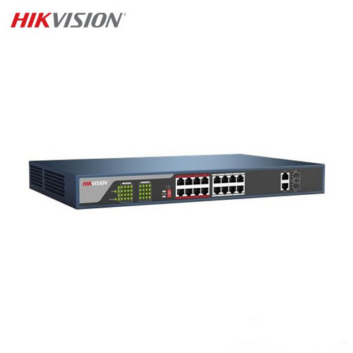 Switch POE 16 cổng Hikvision DS-3E0318P-E(B)