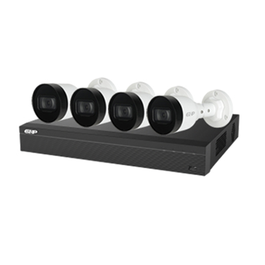 Bộ Kit Dahua EZIP-KIT/NVR1B04HC-4P/E/4-B1B20P ( 4 Camera 2 MP + 1 Đầu ghi 4 kênh)